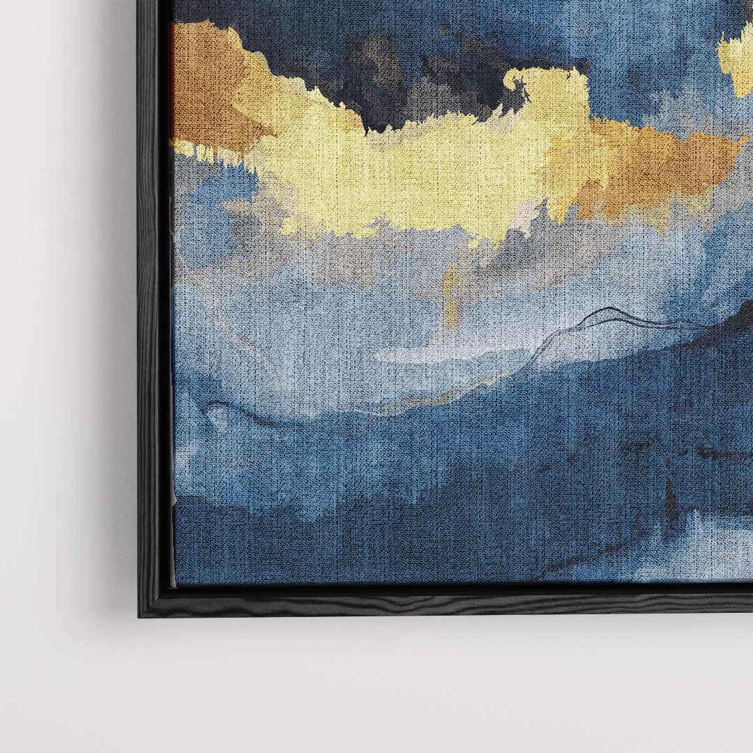 Hemelse Blauwe Dromen Kunstwerk-canvas-dibond-plexiglas-wanddecoratie-WallArtistic