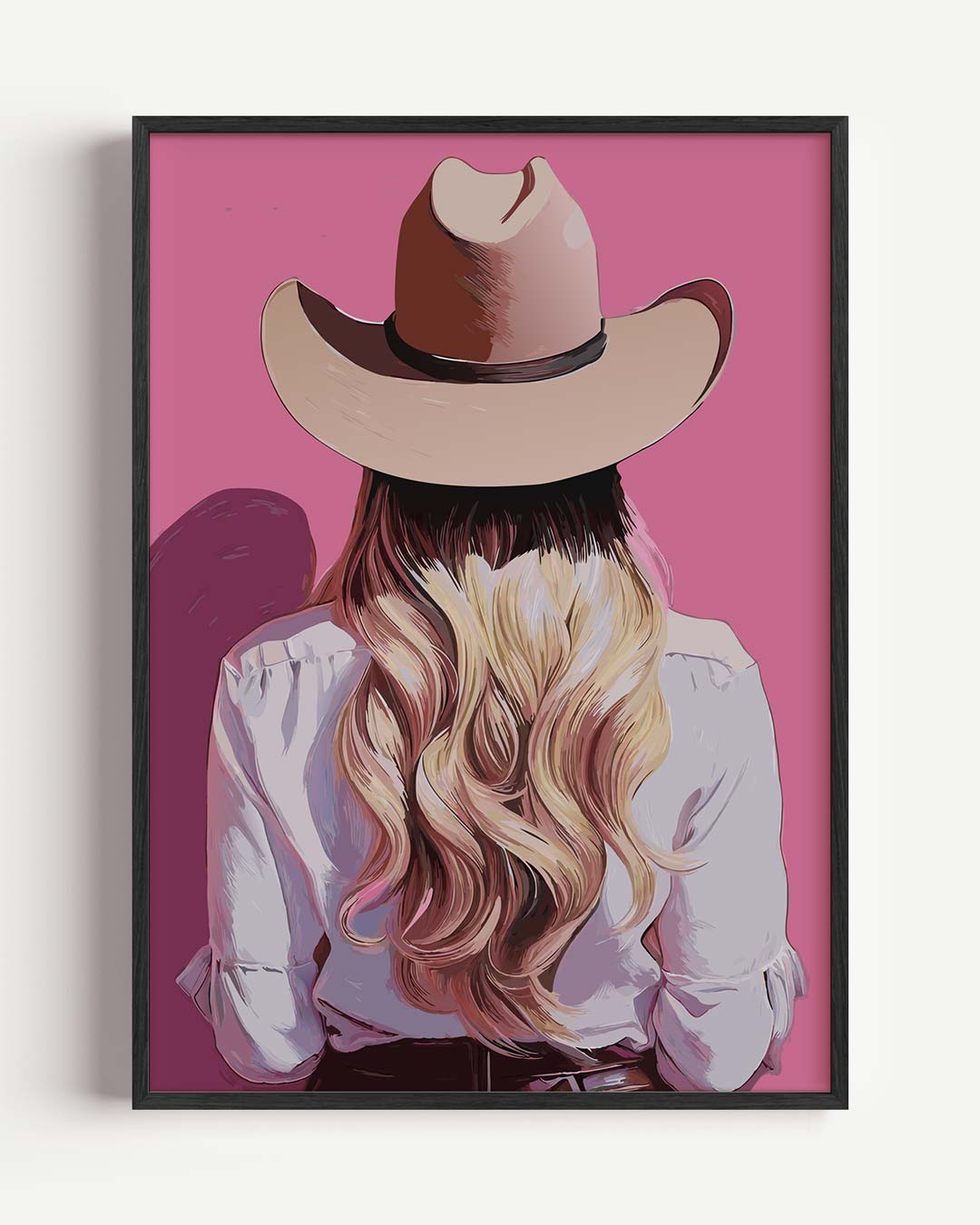 Stijlvolle Cowgirl Poster