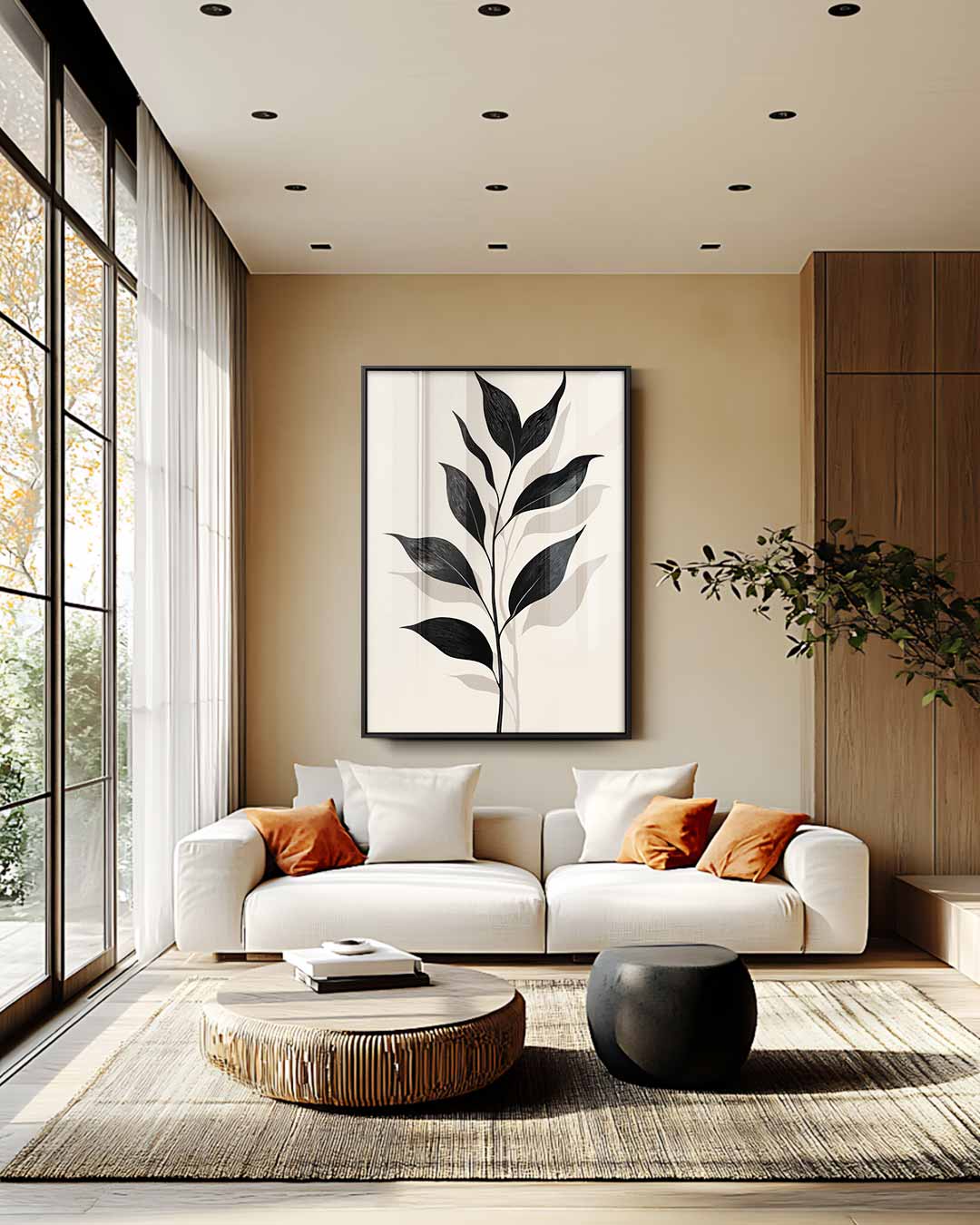 Natuurlijke Elegantie Wanddecoratie Kunstwerk-canvas-dibond-plexiglas-wanddecoratie-WallArtistic
