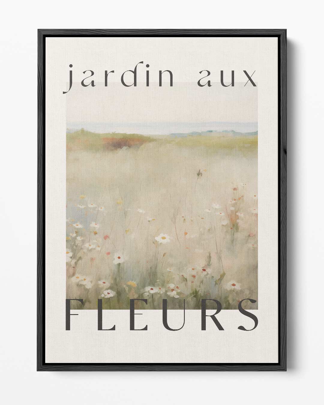 Zomerweide met Bloemen Kunstwerk-canvas-dibond-plexiglas-wanddecoratie-WallArtistic