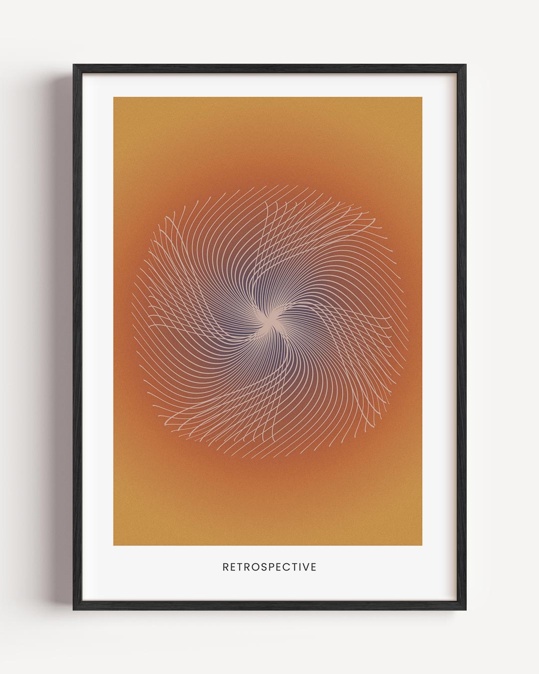 Vortex Retro Art Poster-WallArtistic