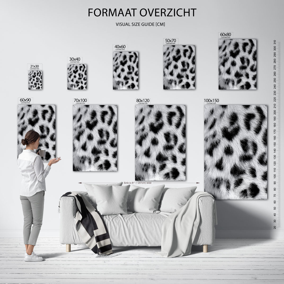 Luipaardprint Poster