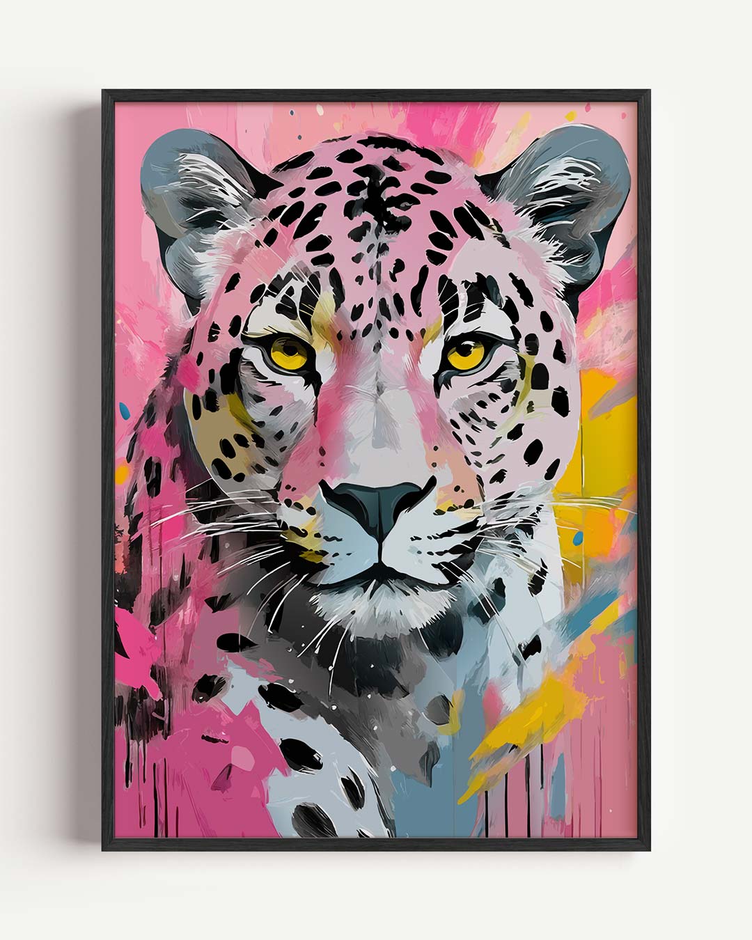 Kleurrijke Luipaard Kunstposter