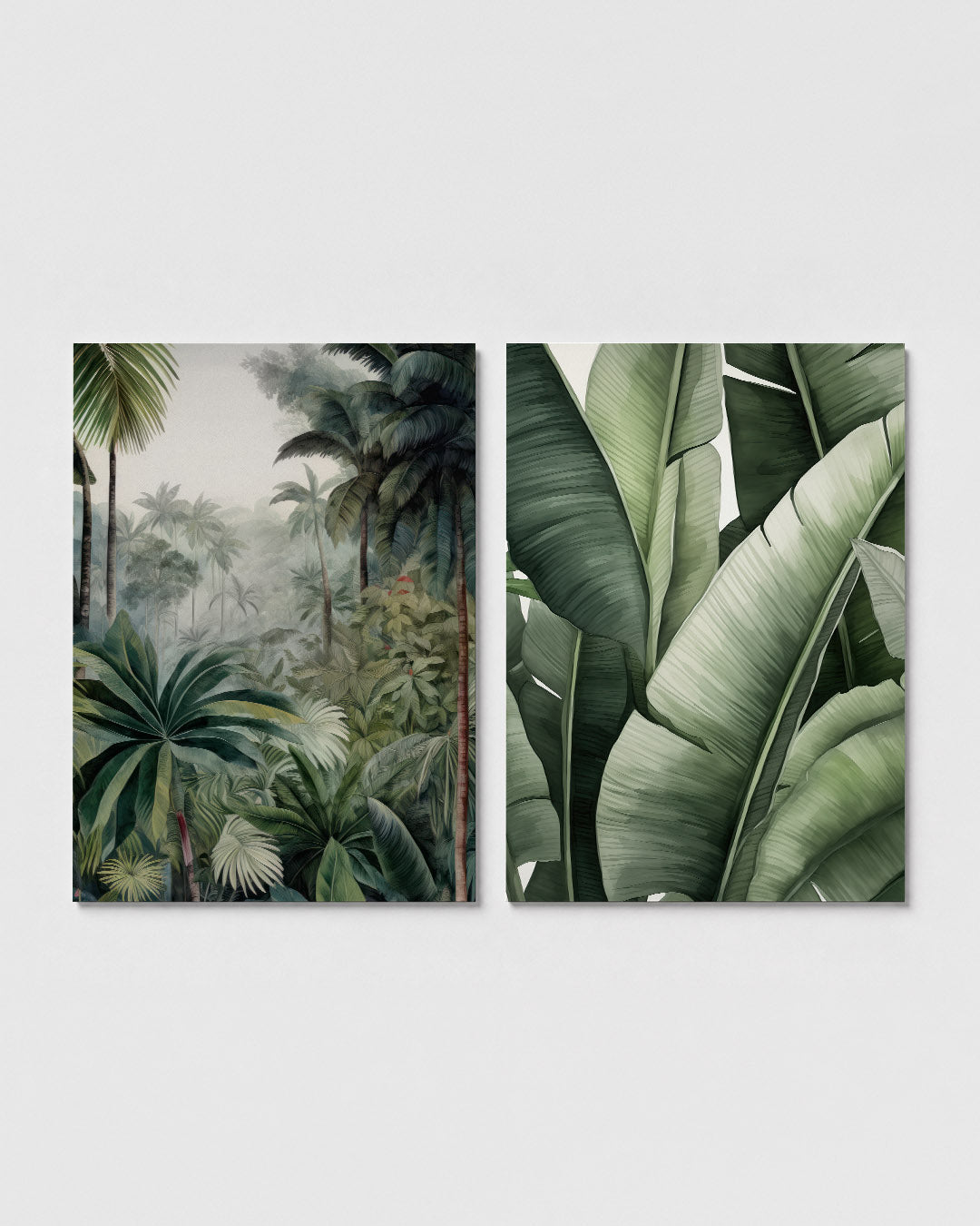 Tropisch bladerdek Posterset