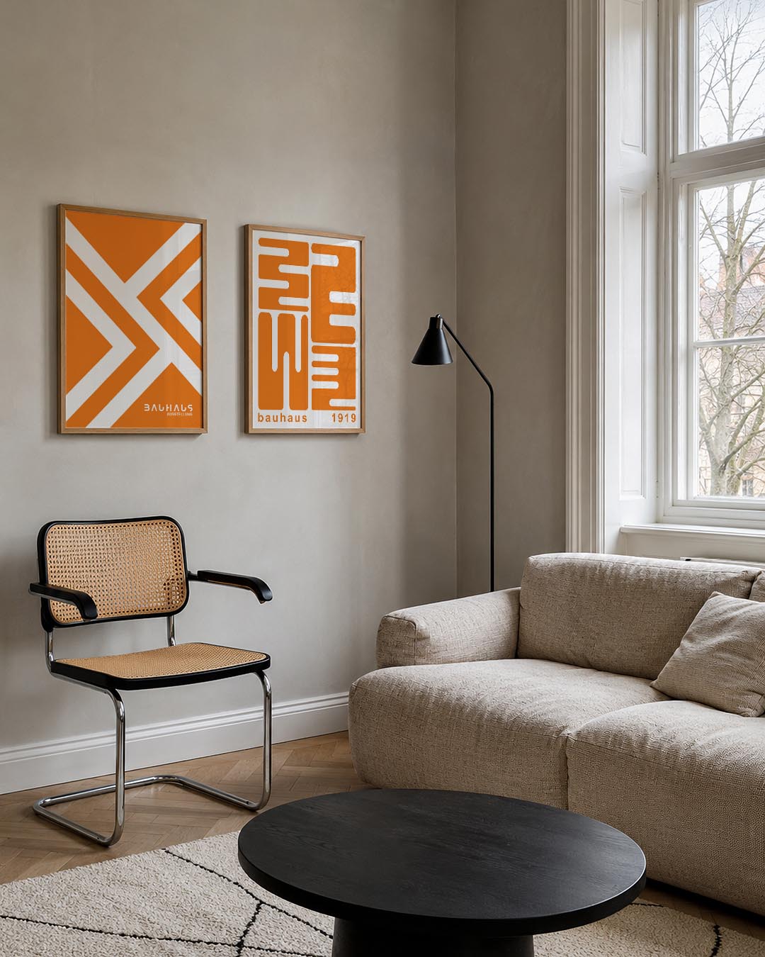 Lijnen en kleurvlakken Posterset