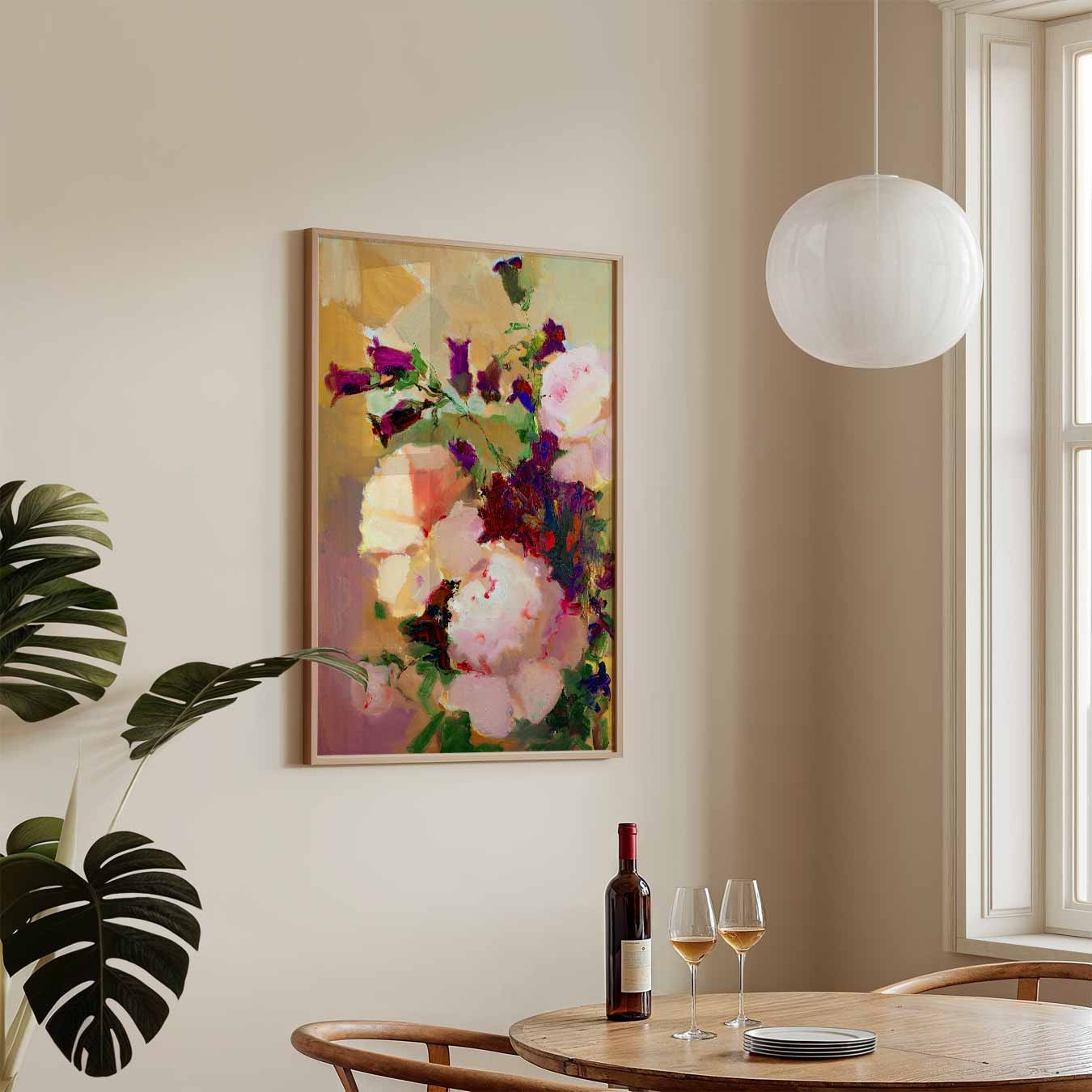 Vrolijke Bloemenweelde Poster