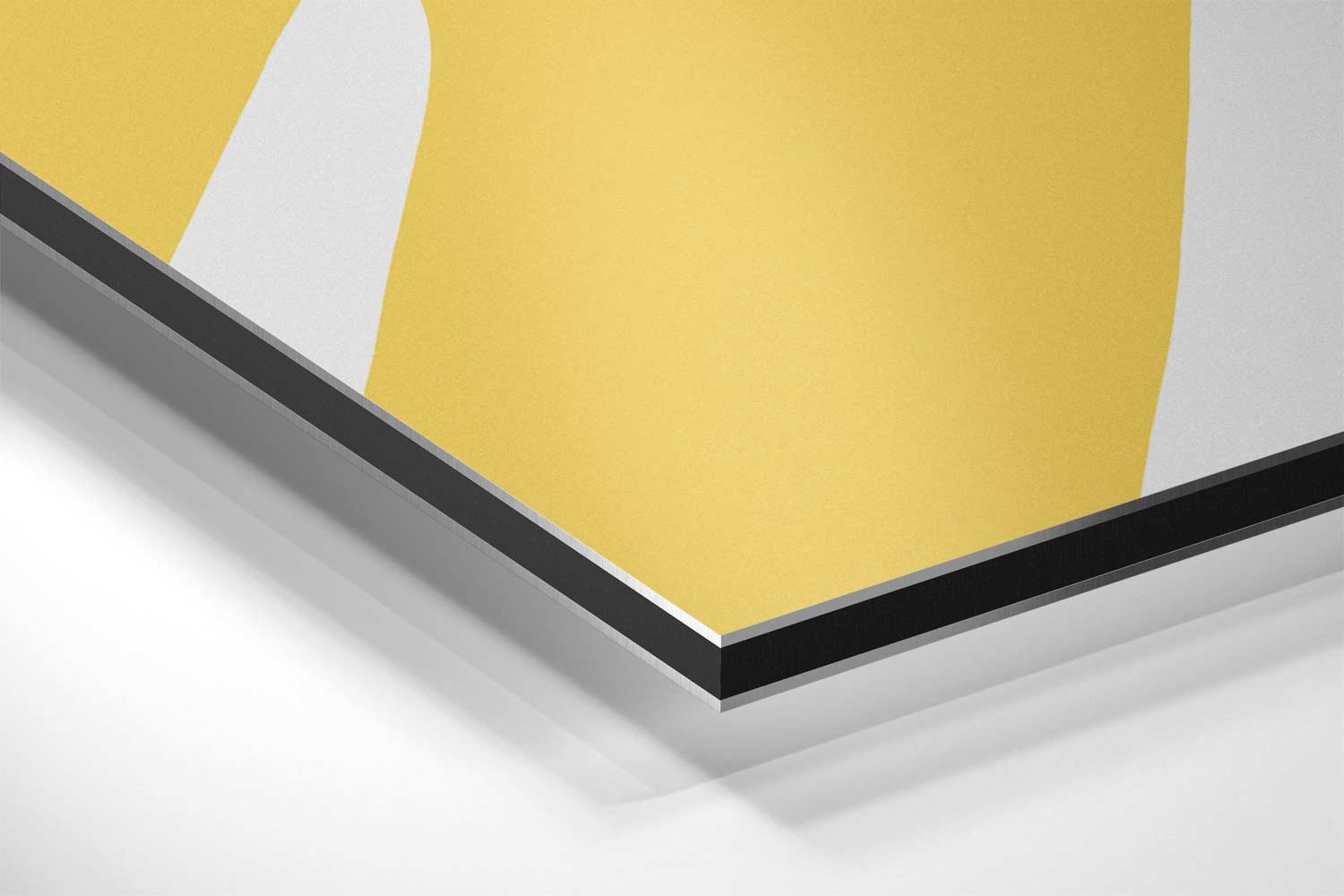Zonnige Abstracte Streken Kunstwerk-canvas-dibond-plexiglas-wanddecoratie-WallArtistic