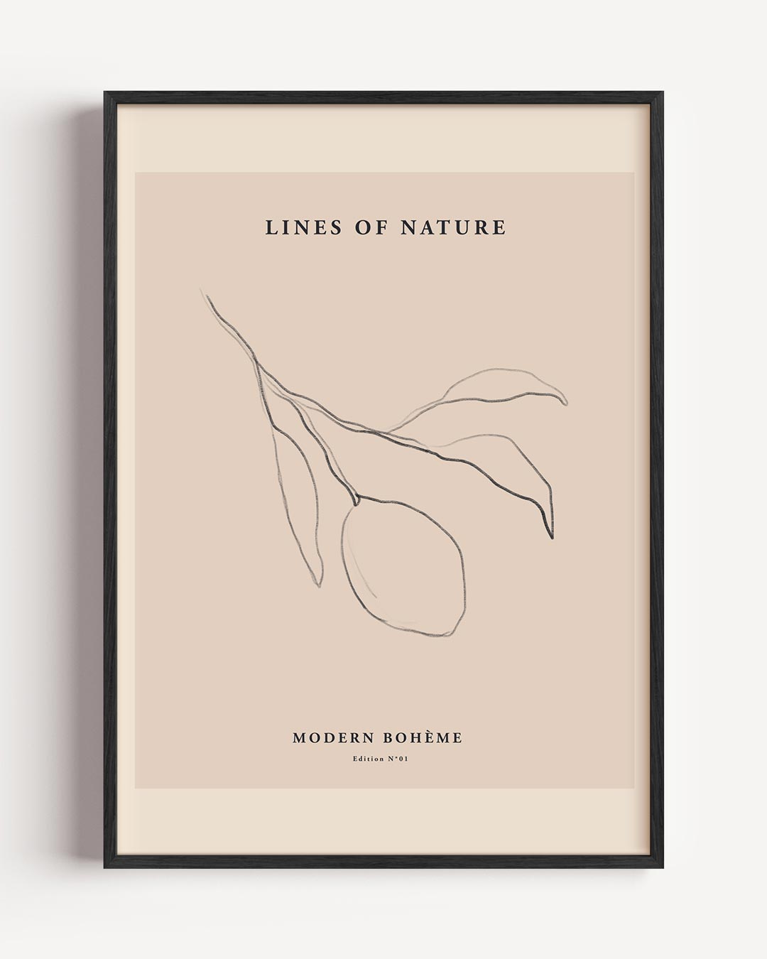 Lines of Nature Boho Poster-WallArtistic