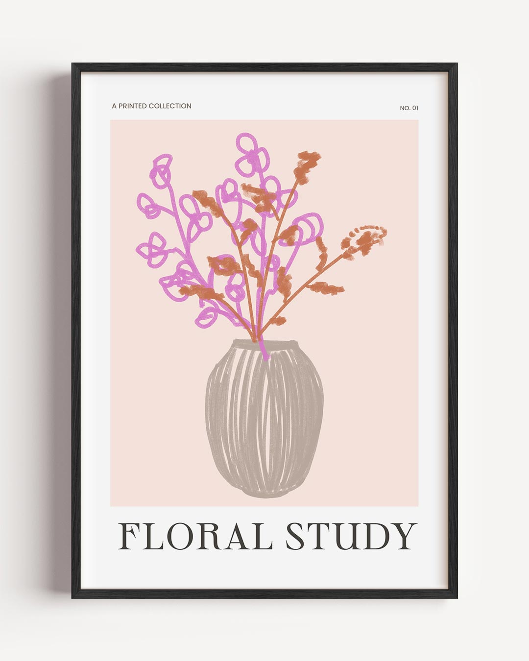 Bloemen in Vaas Poster-WallArtistic