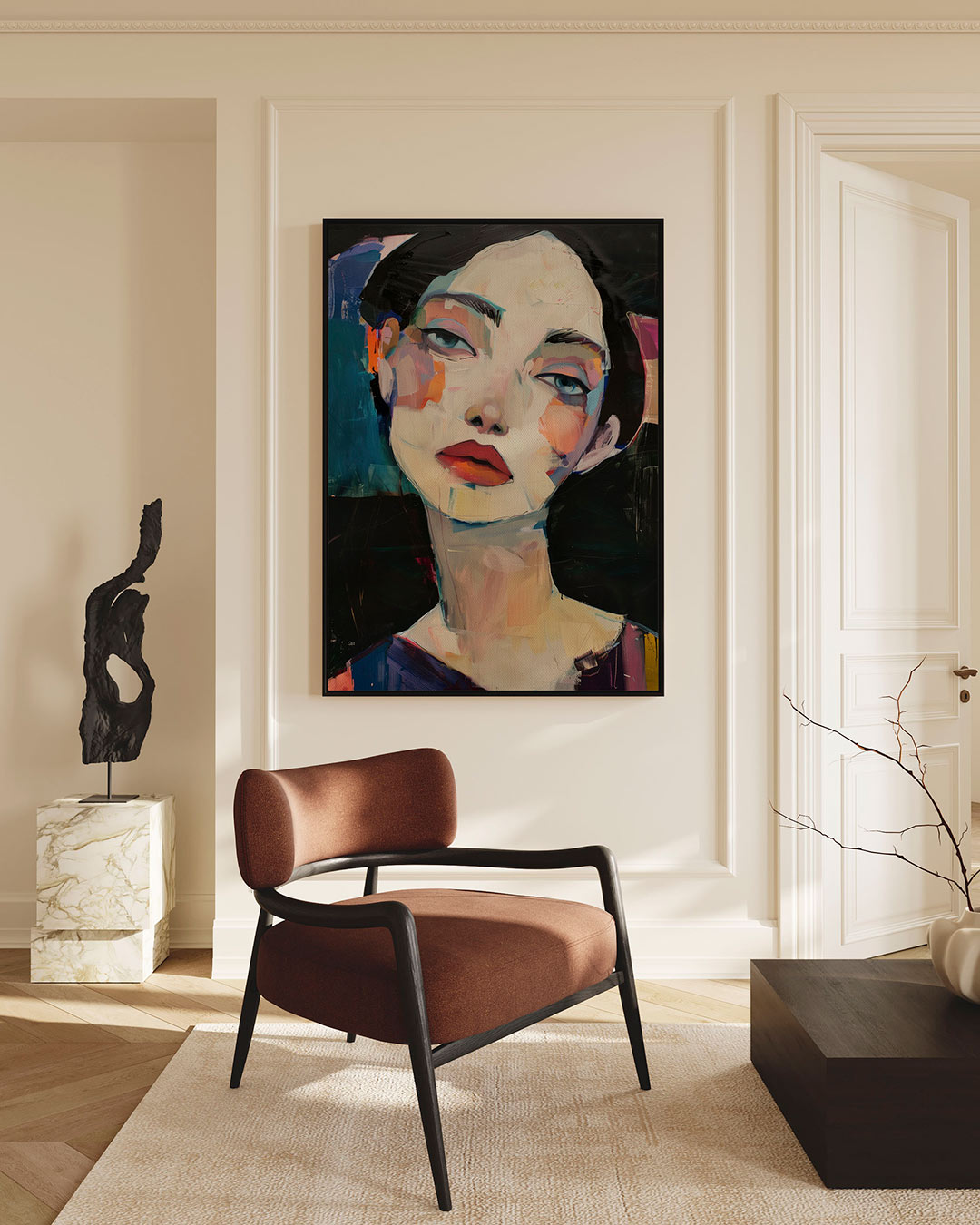 Portretstudie Kunstwerk