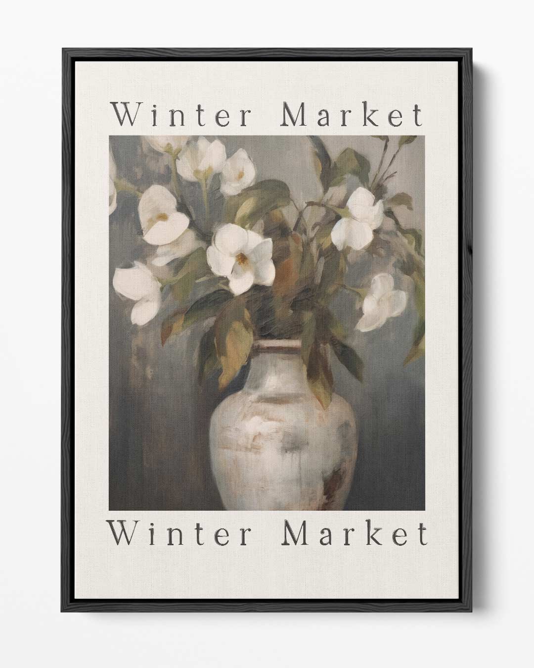 Wintermarkt Bloemenpracht Kunstwerk-canvas-dibond-plexiglas-wanddecoratie-WallArtistic