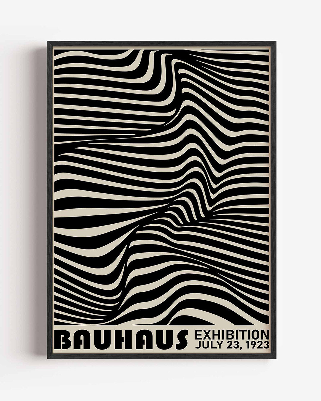 Golvend lijnenspel Poster