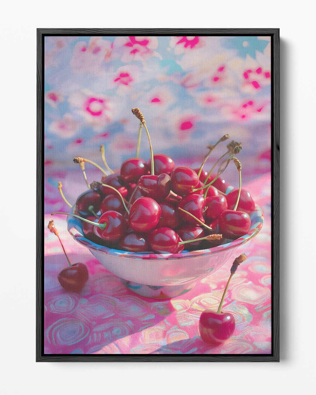 Zomers Kersenfeest Kunstwerk-canvas-dibond-plexiglas-wanddecoratie-WallArtistic