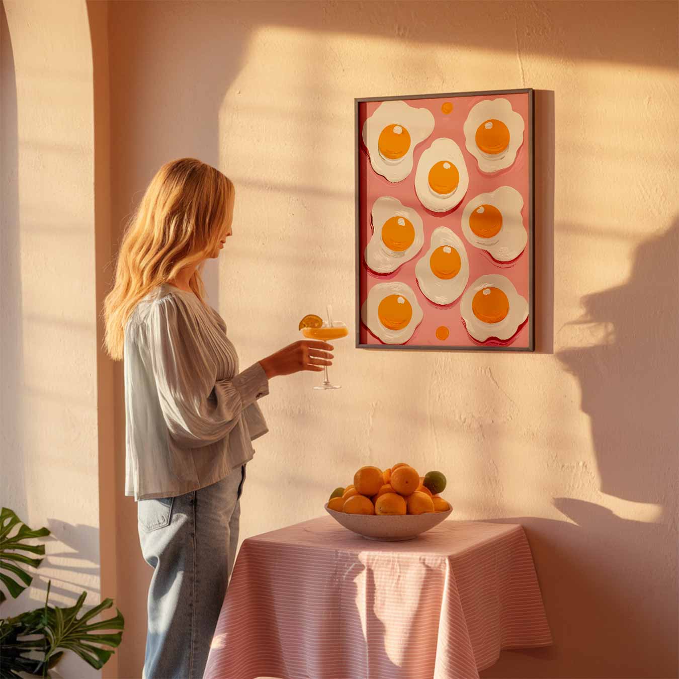 Vrolijke Eieren Wandkunst Poster