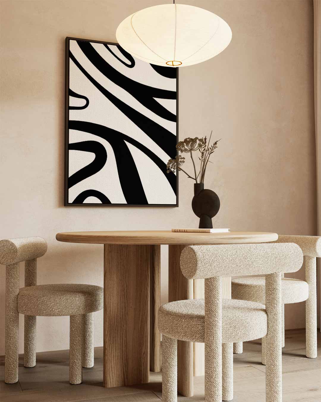 Abstracte Zebrastrepen Kunstwerk-canvas-dibond-plexiglas-wanddecoratie-WallArtistic