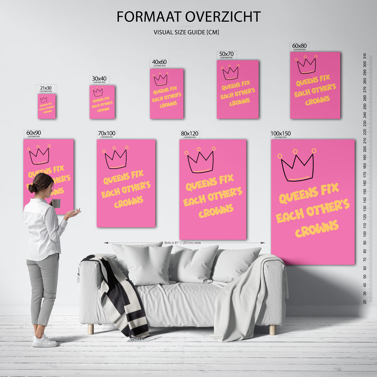 Kroon en tekst Poster