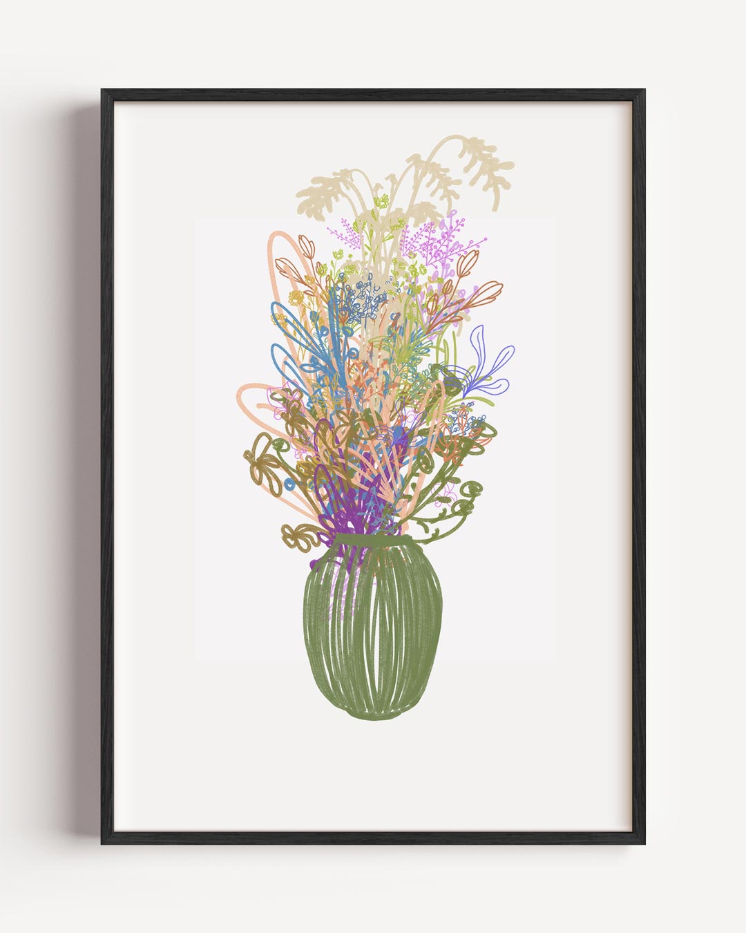 Kleurrijke Bloemenpracht Poster-WallArtistic