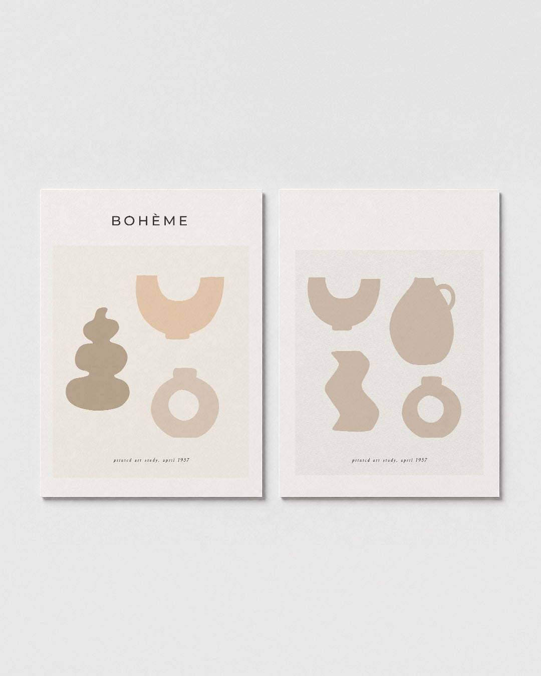 Zachte vormen Posterset