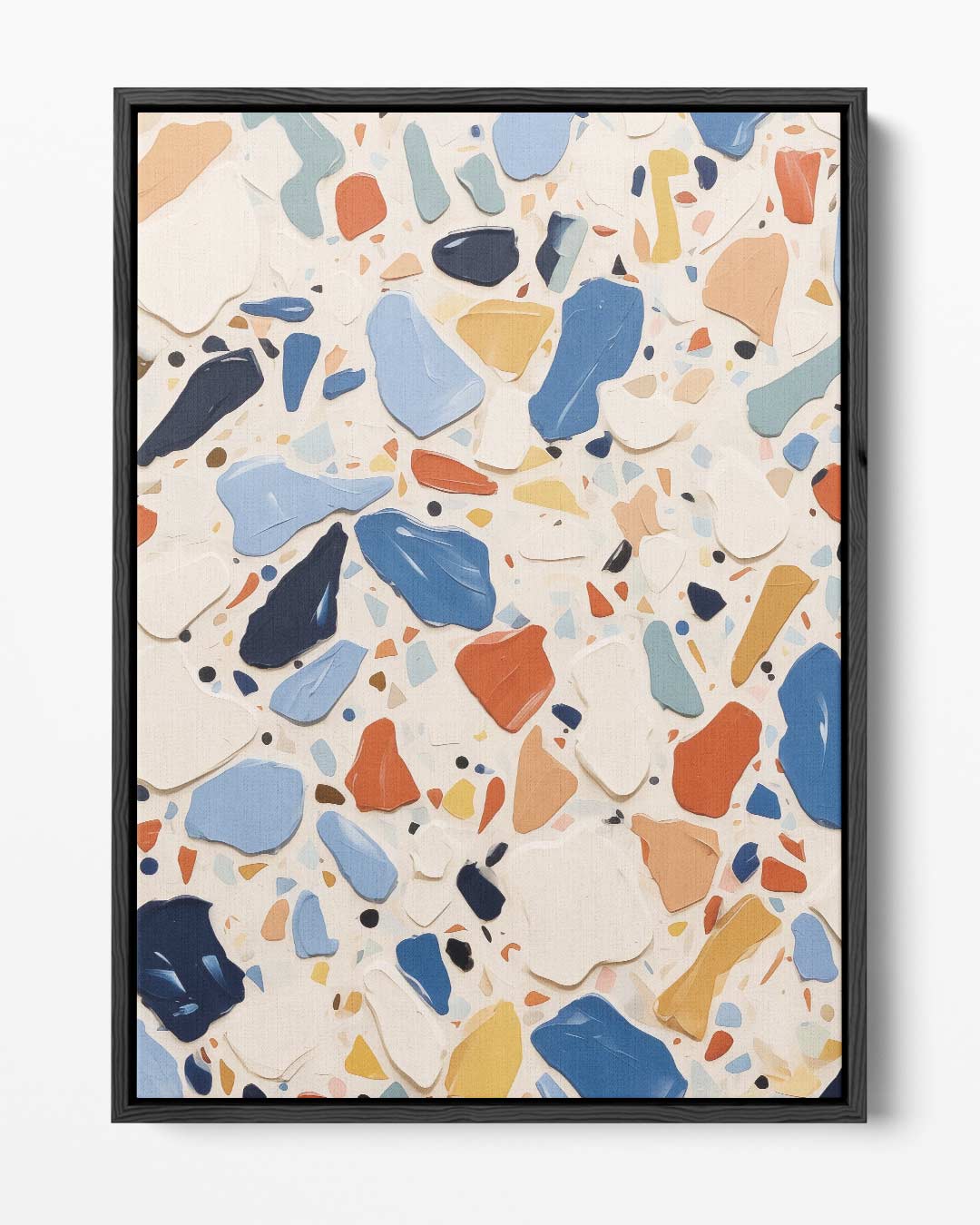 Levendig Terrazzo Inspiratie Kunstwerk-canvas-dibond-plexiglas-wanddecoratie-WallArtistic