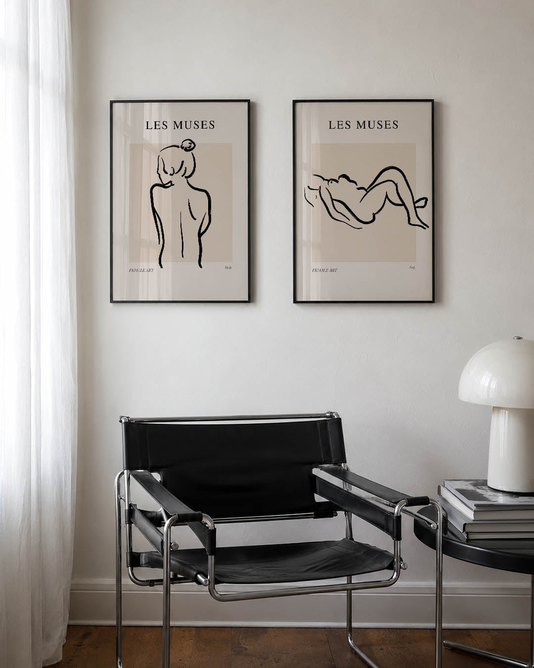 Lijnenspel en vormen Posterset
