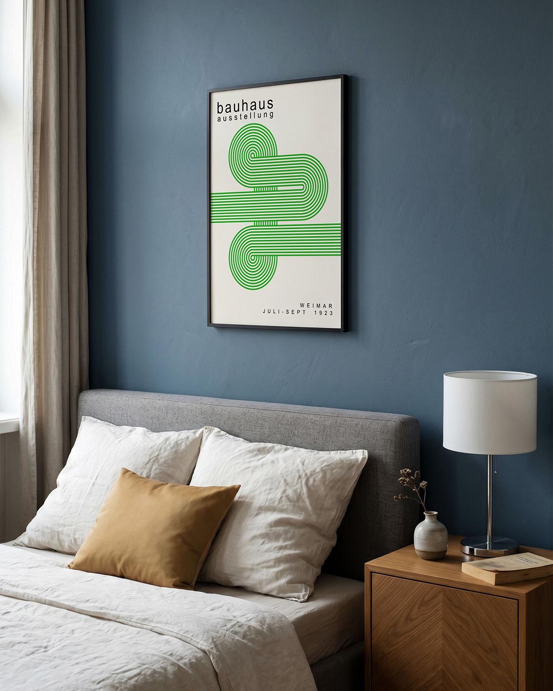 Lijnen en cirkelpatronen Poster
