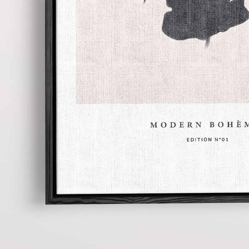 Moderne Boho Bladeren Kunstwerk-canvas-dibond-plexiglas-wanddecoratie-WallArtistic
