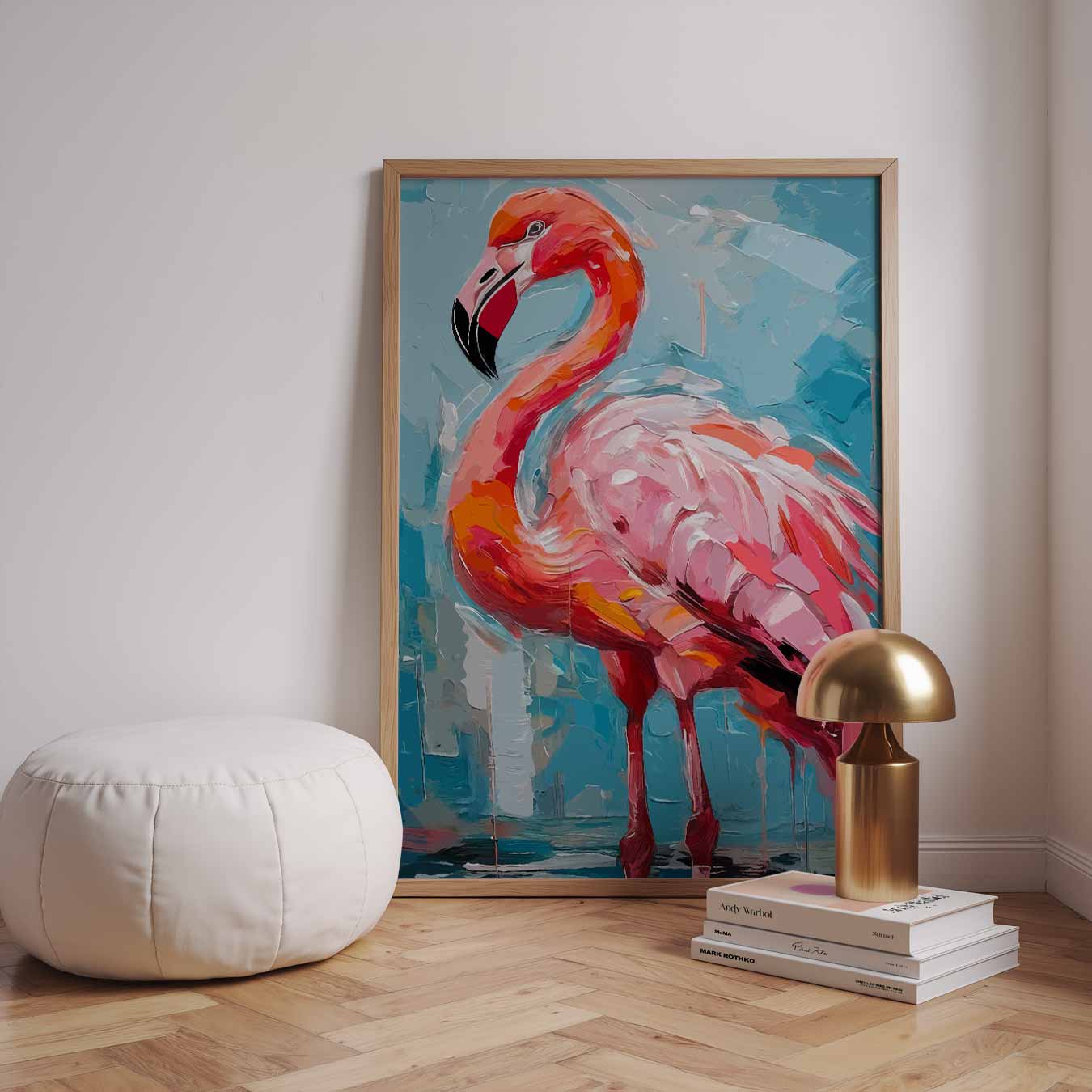 Flamingo Elegantie Poster