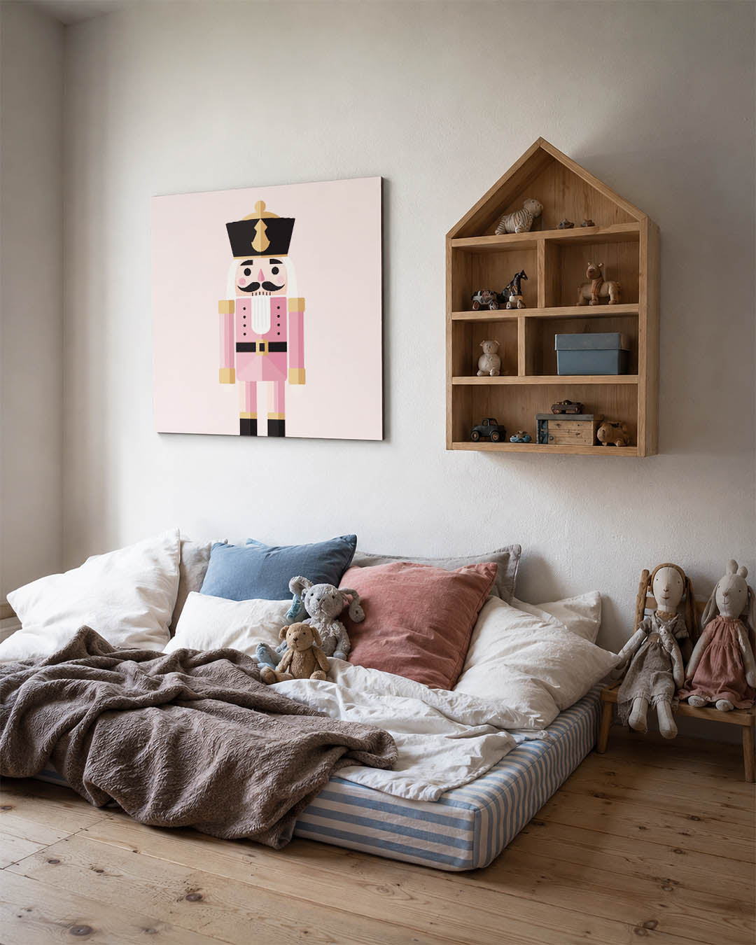 Speelse soldaat Kunstwerk