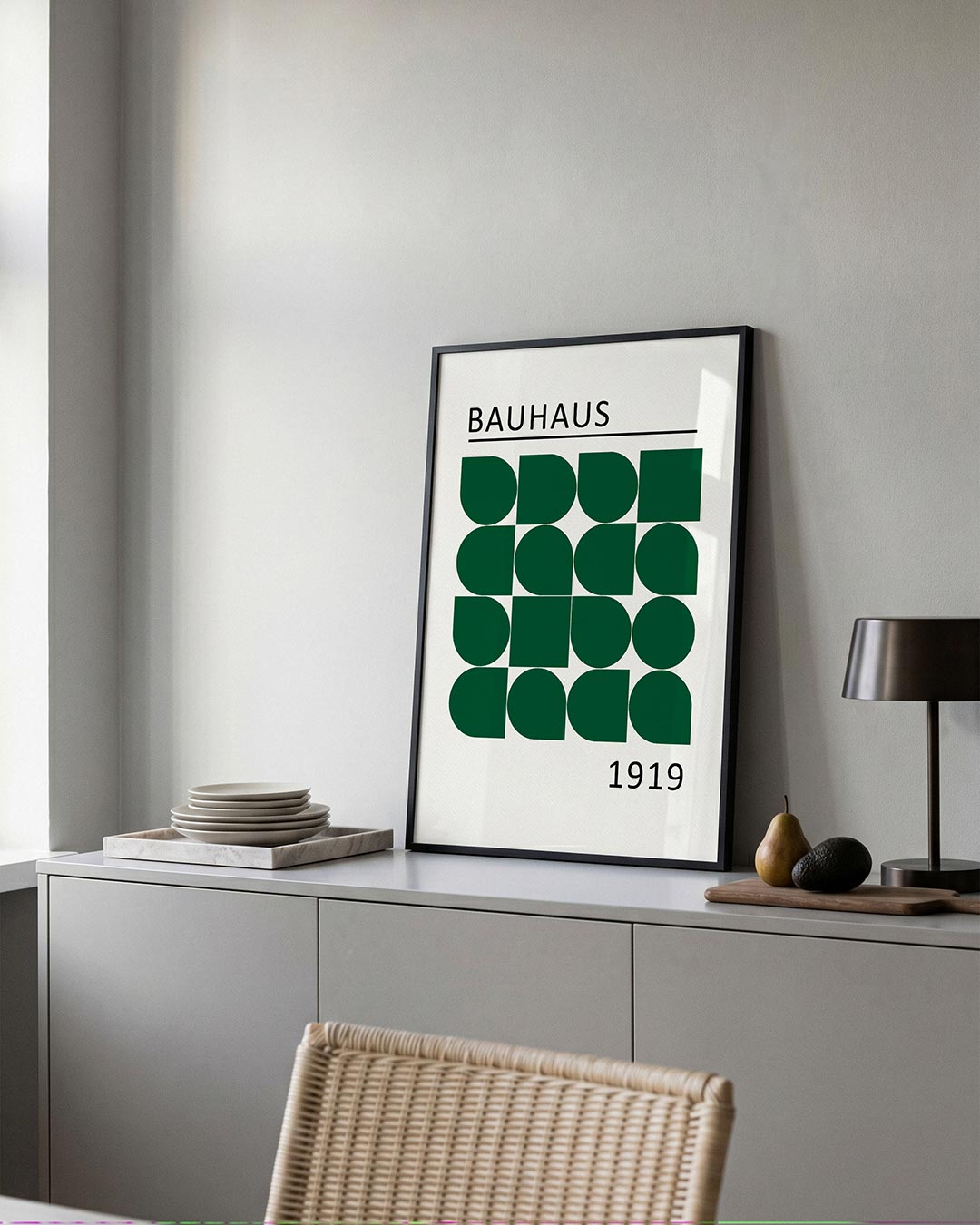 Vormritme en lijnen Poster