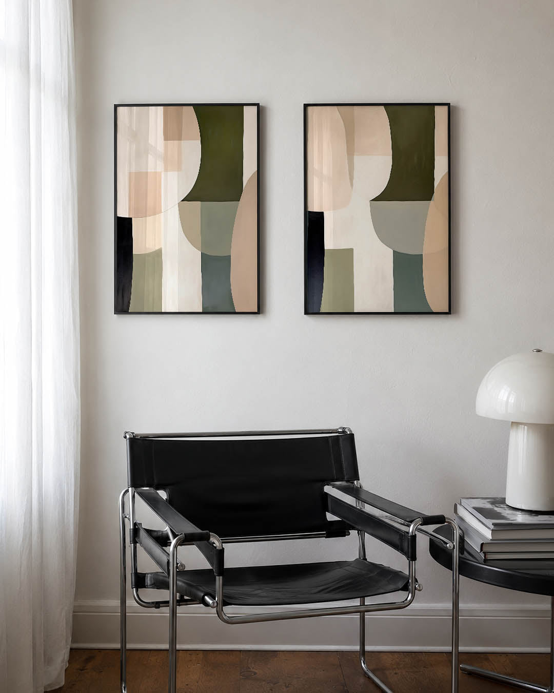 Vorm en kleurenspel Posterset