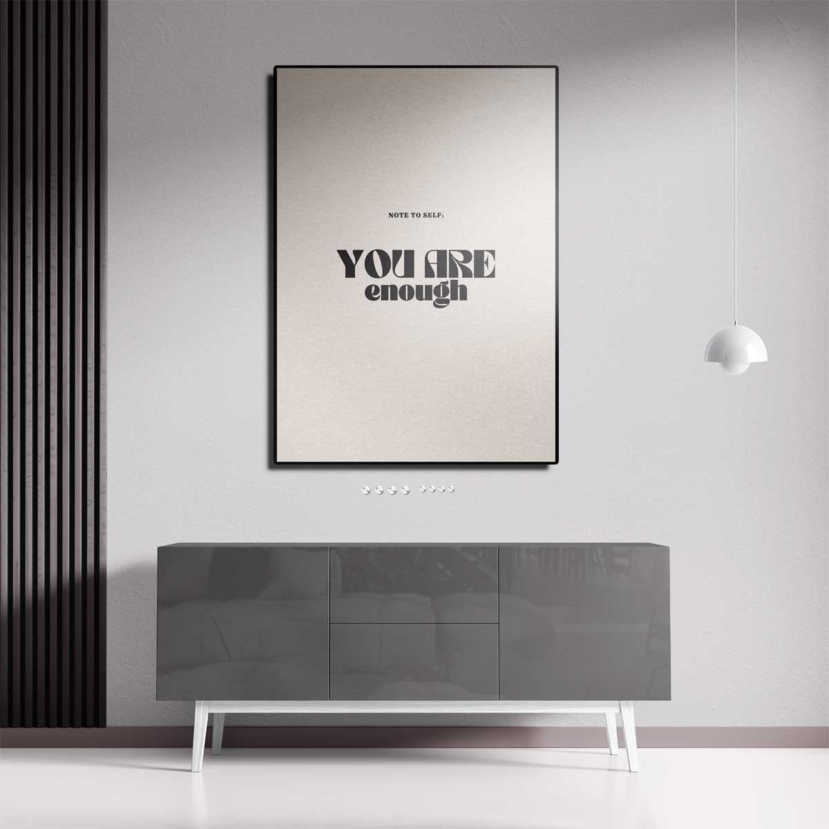 Inspirerende Motivatieposter "You Are Enough