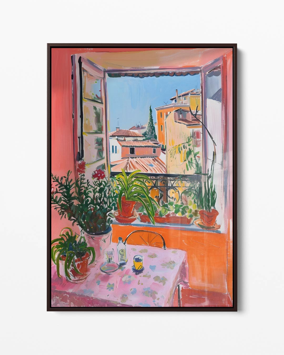 Zonovergoten Venster Kunstwerk-canvas-dibond-plexiglas-wanddecoratie-WallArtistic
