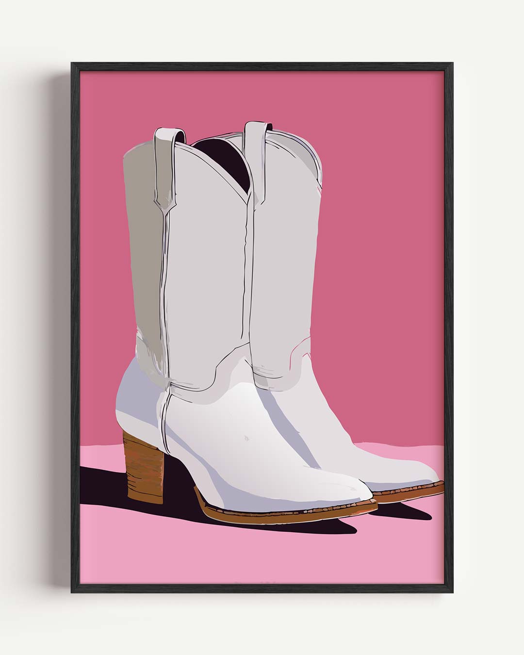 Stijlvolle Cowboylaarzen Poster