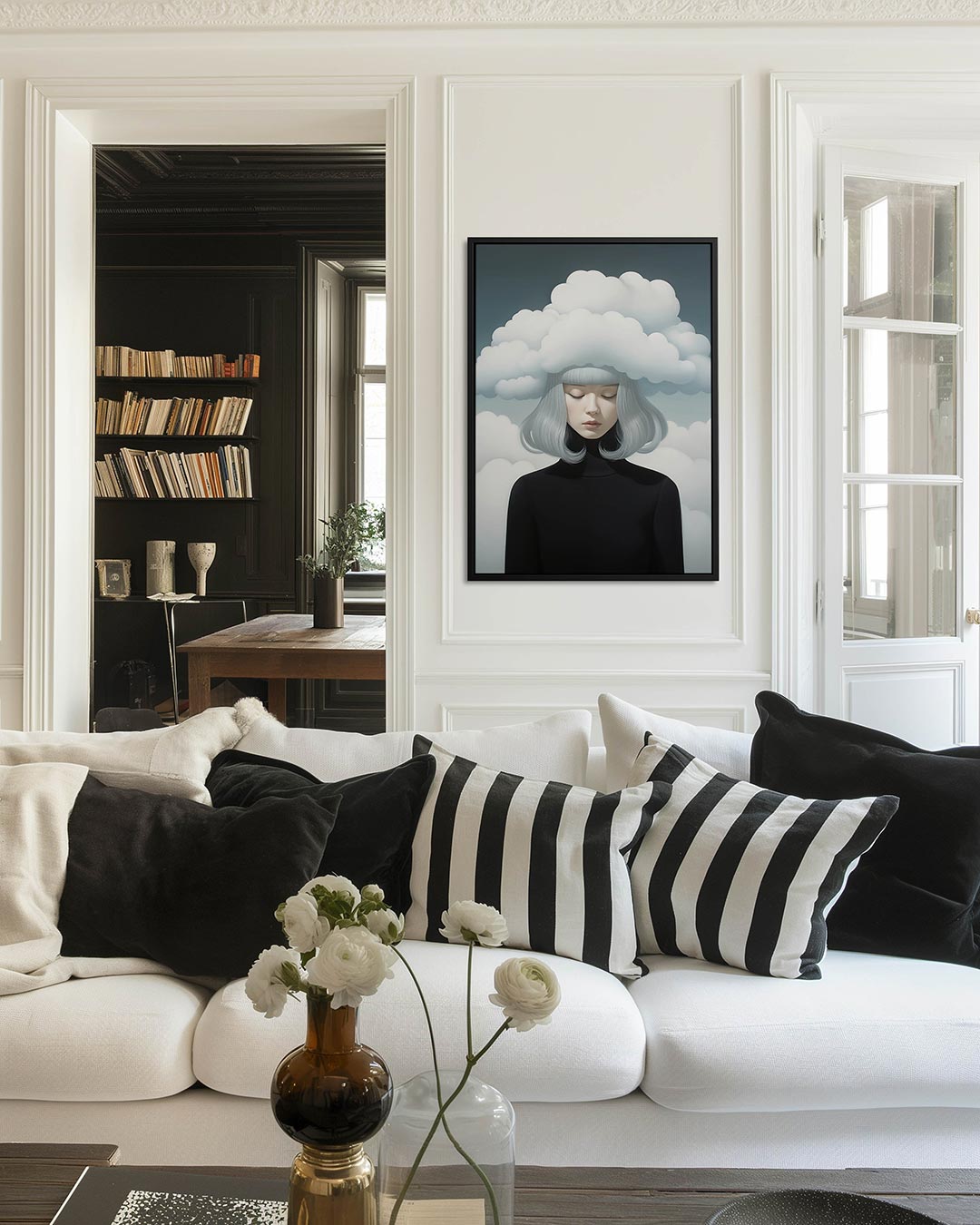 Dromerige wolken Kunstwerk