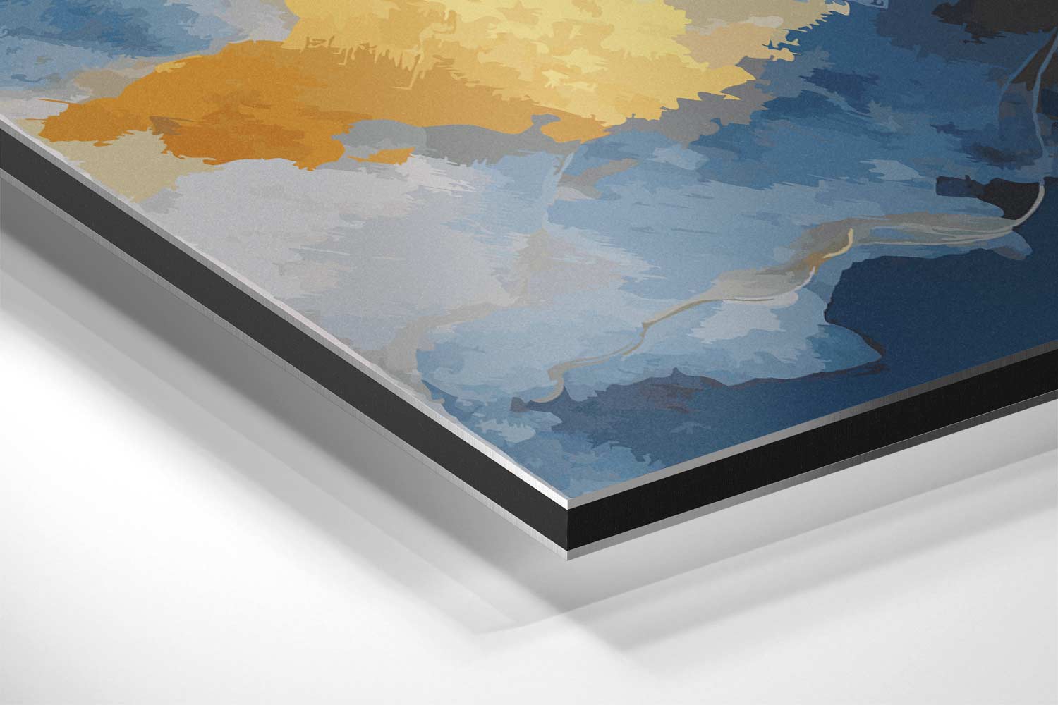 Hemelse Wolken Abstract Kunstwerk-canvas-dibond-plexiglas-wanddecoratie-WallArtistic