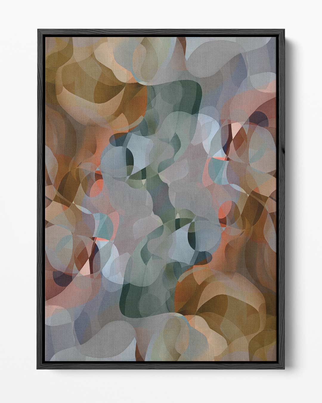 Kleurrijk Abstract Droomlandschap Kunstwerk-canvas-dibond-plexiglas-wanddecoratie-WallArtistic