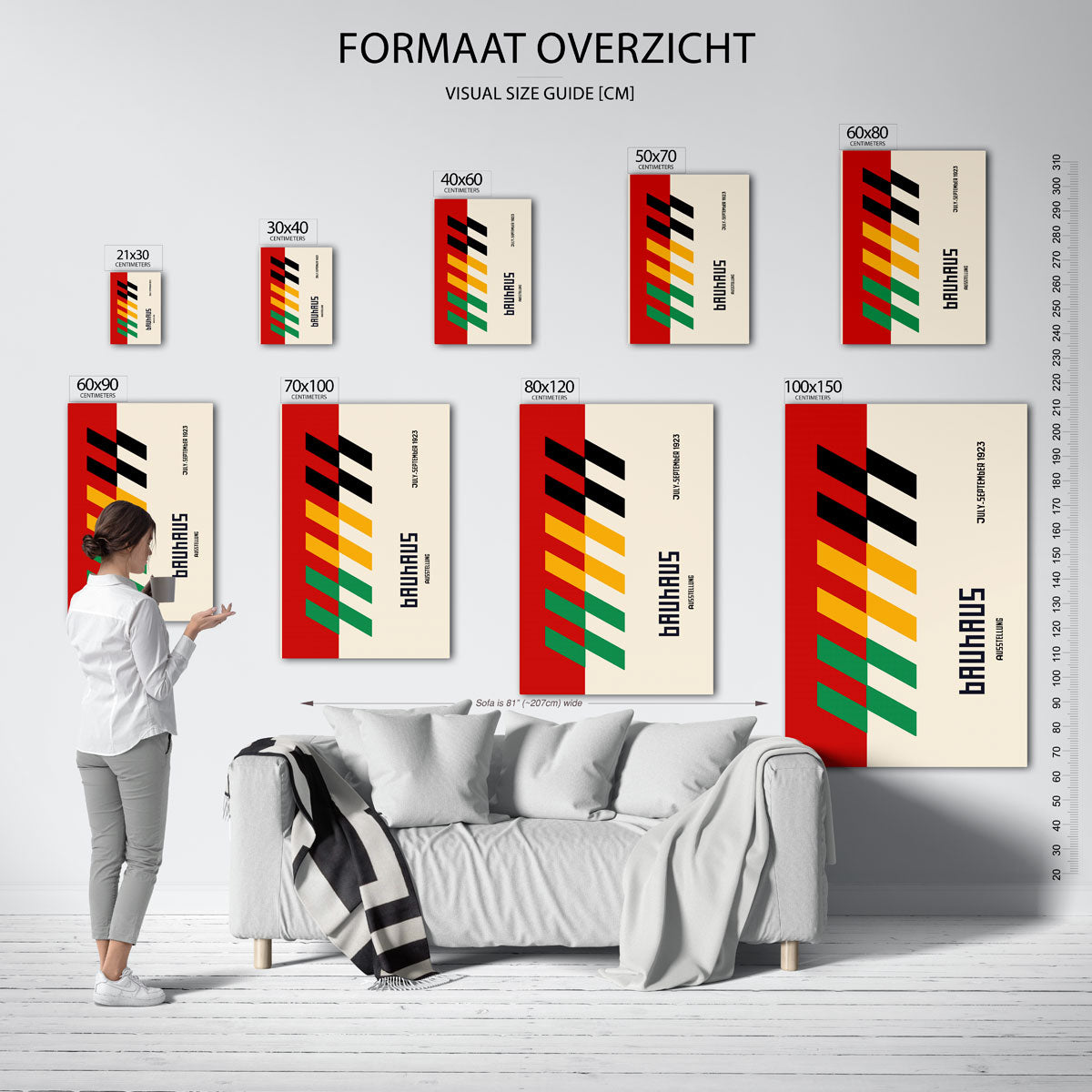 Vorm en kleur Poster