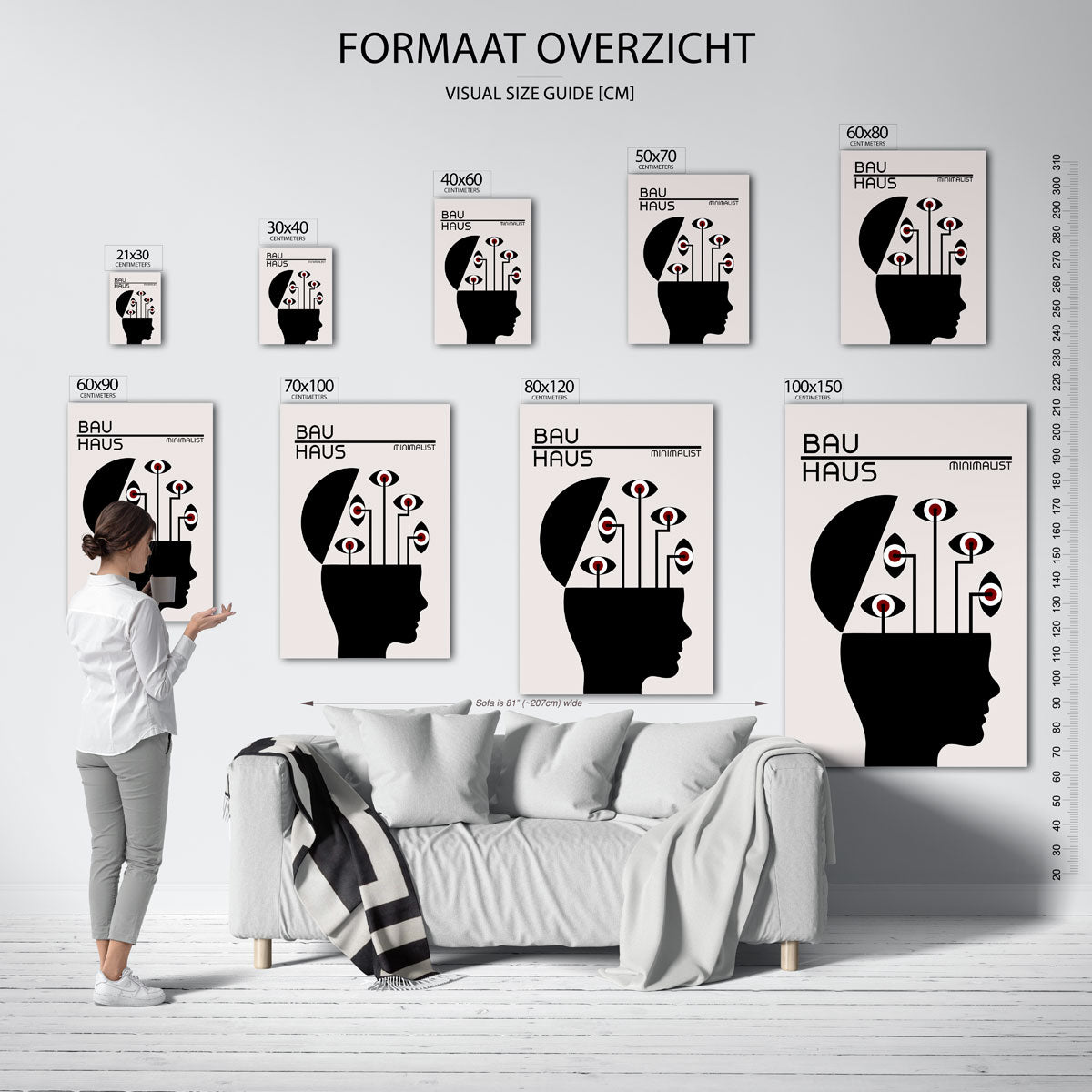 Vormen en lijnen Poster