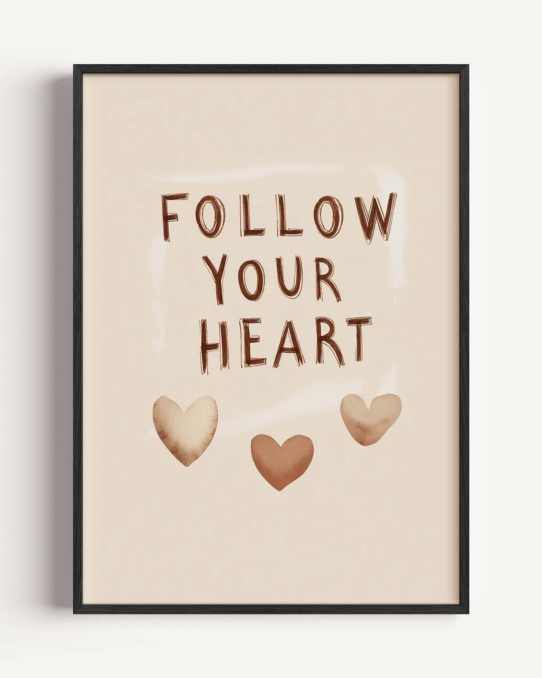 Volg je Hart Poster