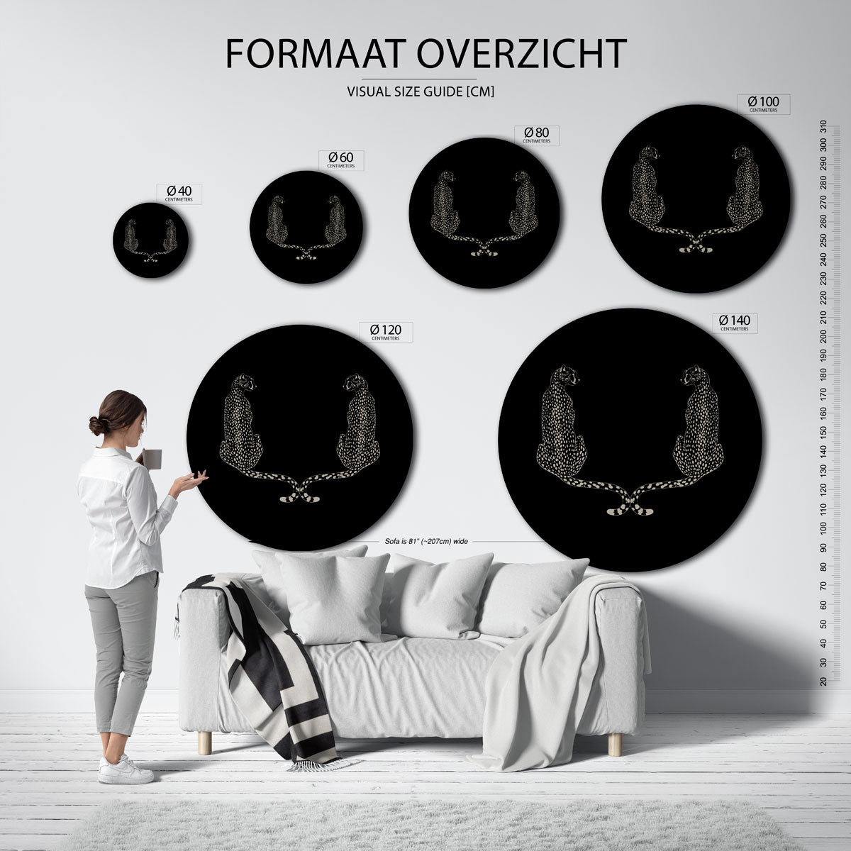 Abstracte Muurcirkel