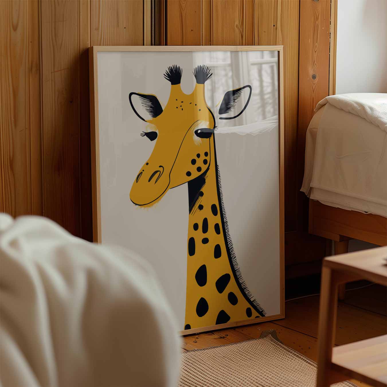 Stijlvolle Giraffen Print Poster