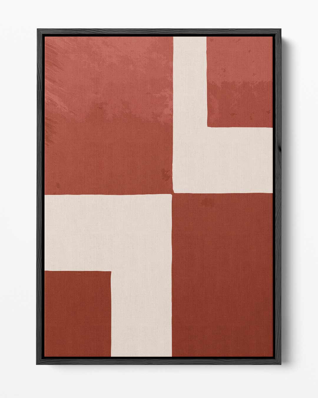 Abstract Rood-Blok Kunstwerk Kunstwerk-canvas-dibond-plexiglas-wanddecoratie-WallArtistic