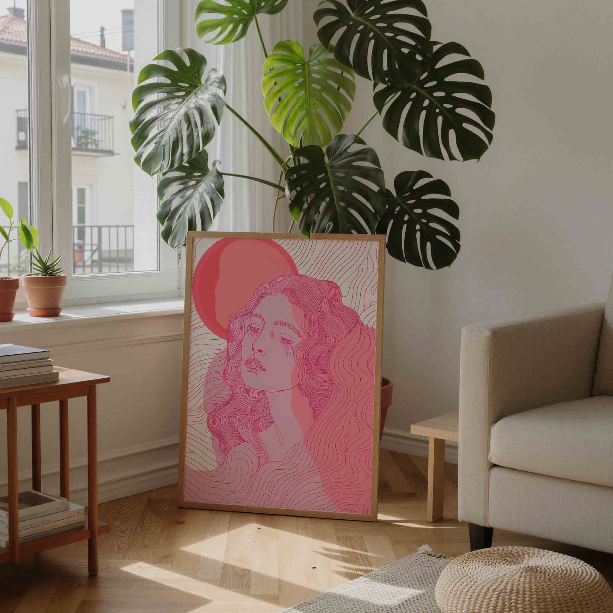 Vrouwelijk portret Poster