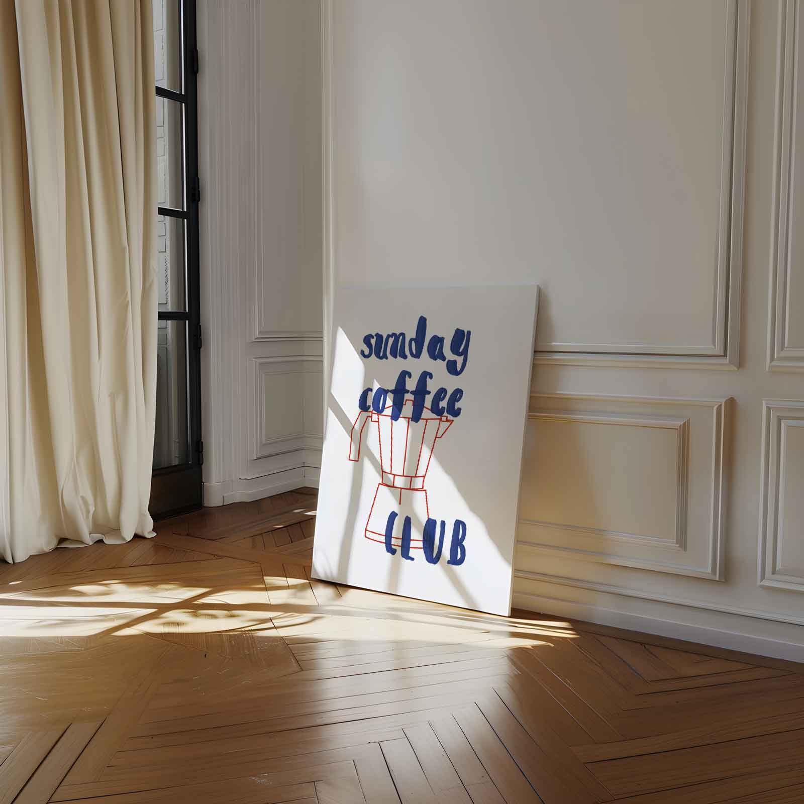 Sunday Coffee Club Poster