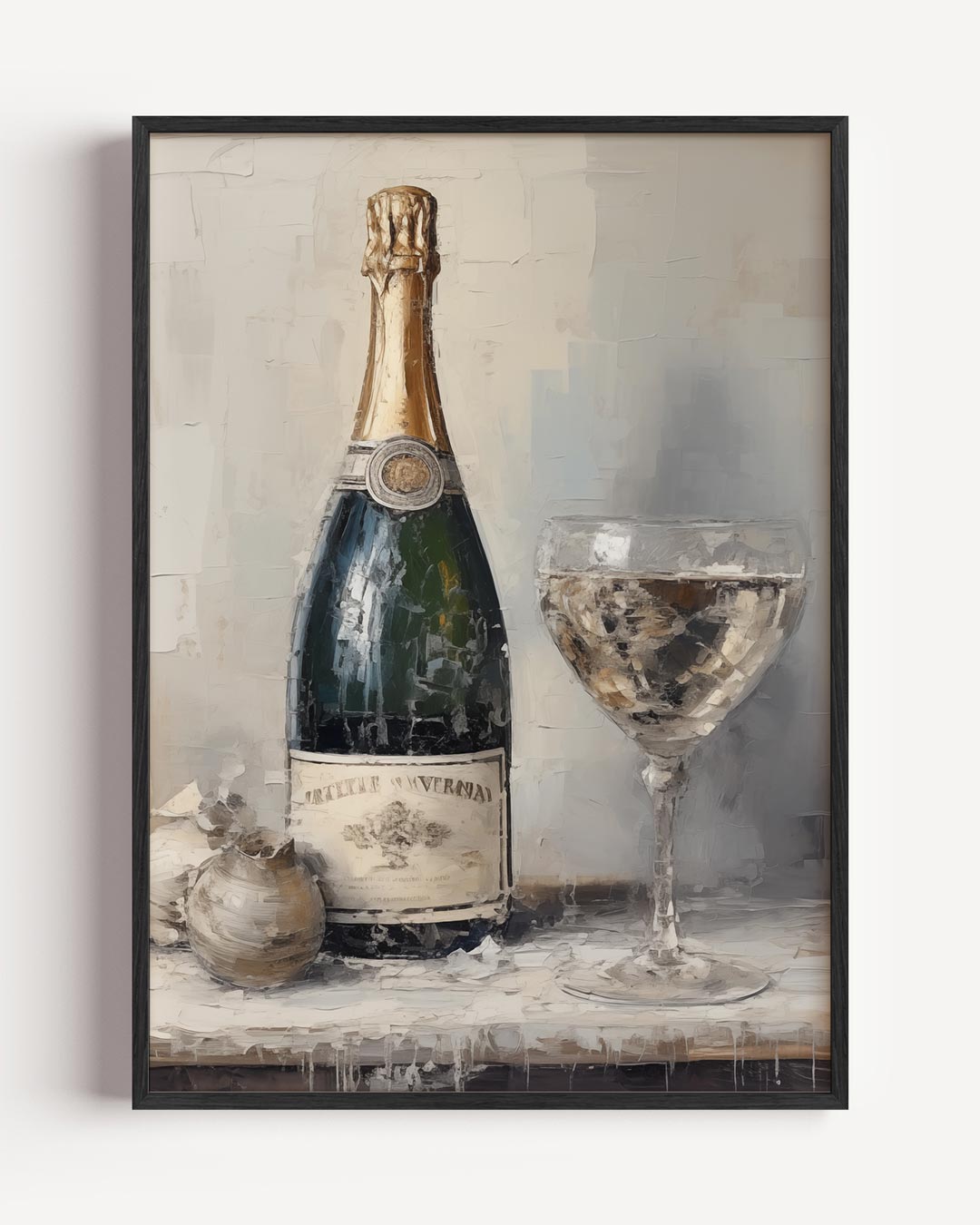 Elegante Champagnetoast Poster-WallArtistic