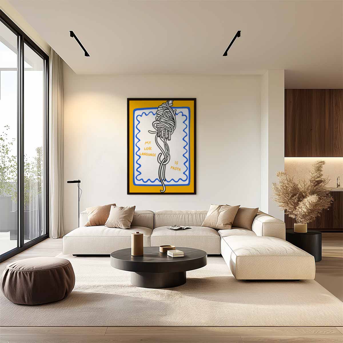 Pastaliefde Wanddecoratie Kunstwerk-canvas-dibond-plexiglas-wanddecoratie-WallArtistic