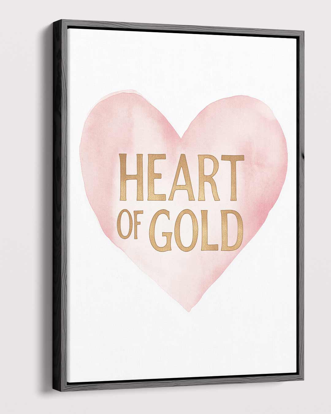 Heart of Gold Wanddecoratie Kunstwerk-canvas-dibond-plexiglas-wanddecoratie-WallArtistic