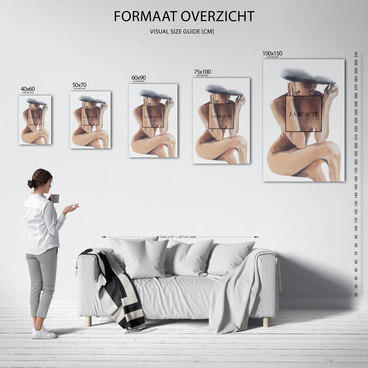 Vrouwelijke vorm Kunstwerk