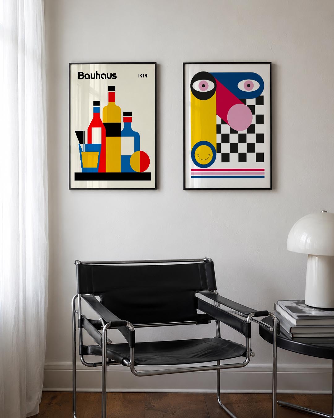 Vormen en kleurvlakken Posterset