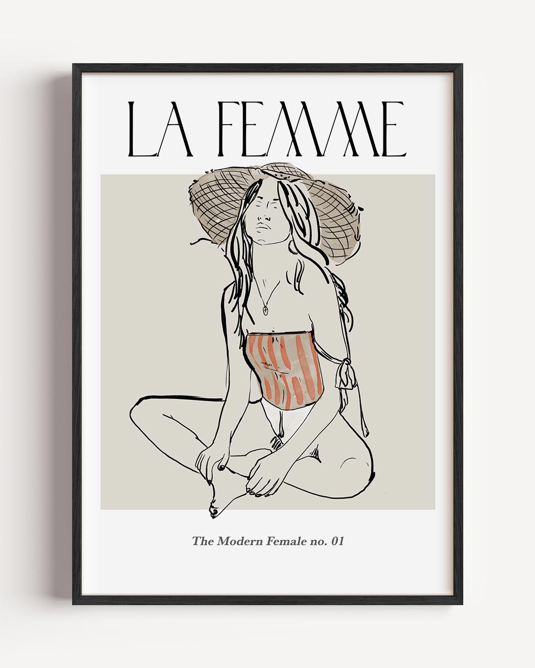 La Femme Moderne Poster-WallArtistic